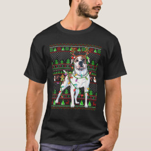 Camiseta Bulldog estadounidense feo a los renos que coincid