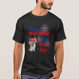 Camiseta Bulldog Feliz Día De La Independencia 4 De Julio A