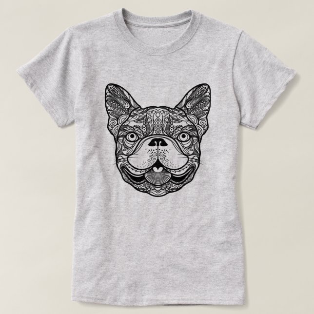 Camiseta Bulldog francés (Diseño del anverso)