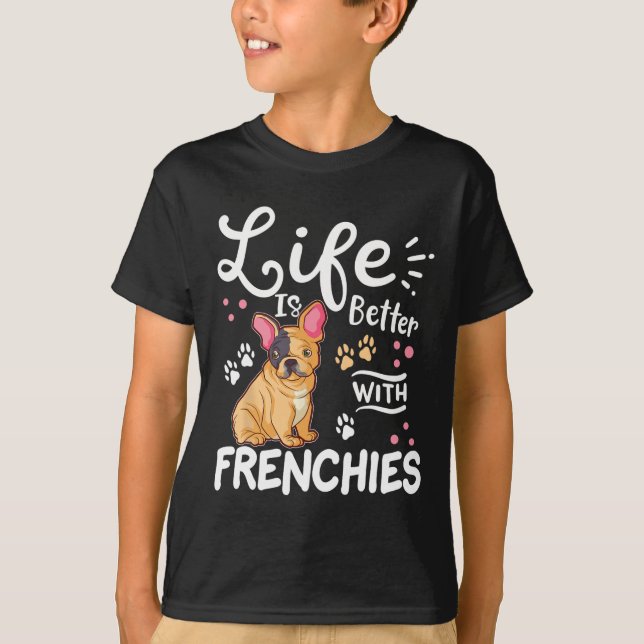 Camiseta Bulldog francés (Anverso)