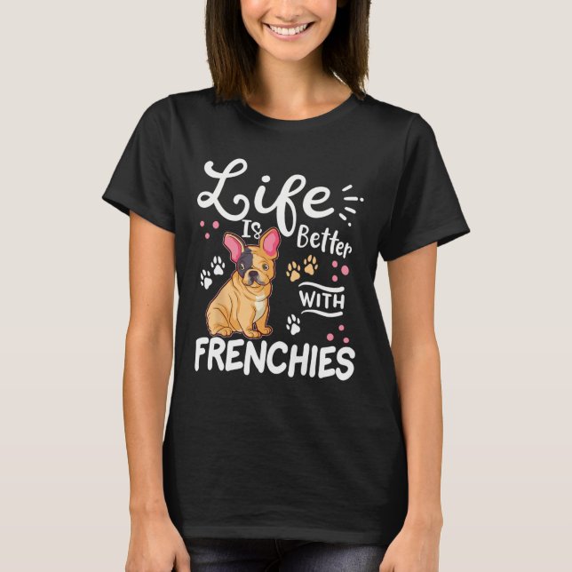 Camiseta Bulldog francés (Anverso)