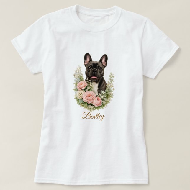 Camiseta Bulldog Francés (Diseño del anverso)
