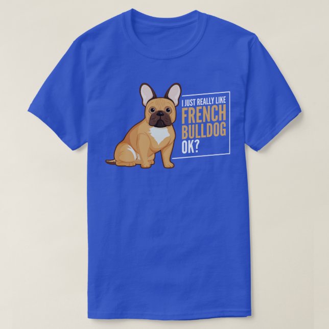 Camiseta Bulldog francés 1 (Diseño del anverso)