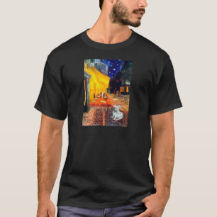 Camiseta Bulldog Francés 4W - Terraza de Café
