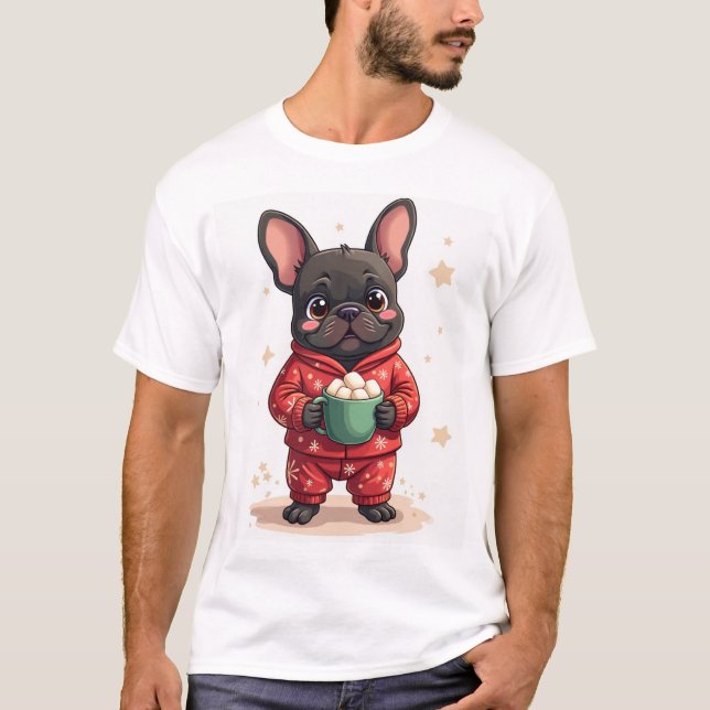 Camiseta Bulldog Francés Acogedor Cocoa (Anverso)