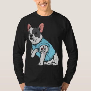 Camiseta Bulldog francés ama a mamá Tattoo, dueño de perro
