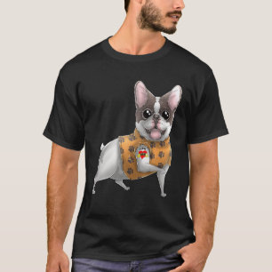 Camiseta Bulldog Francés Amo Mamá Tatuaje Día de la Madre P