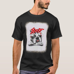 Camiseta Bulldog francés Amor a papá Mamá Niño Chica Leopar