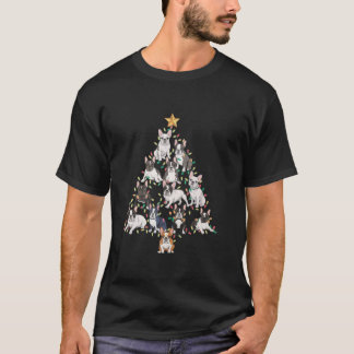 Camiseta Bulldog francés Árbol de Navidad Perro Frenchie Na
