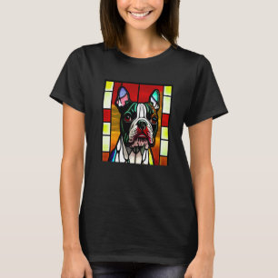 Camiseta Bulldog Francés - Arte Pop De Vidrio Manchado Colo