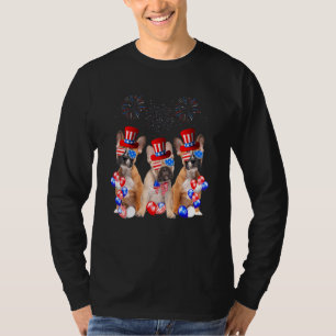 Camiseta Bulldog Francés Bandera Americana 4 De Julio Indep