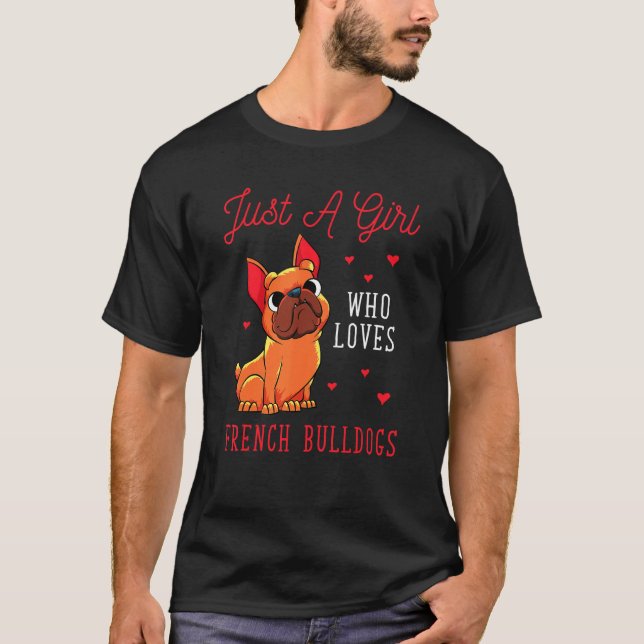 Camiseta Bulldog francés chicas (Anverso)