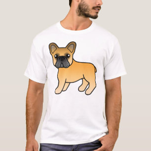 Camiseta Bulldog Francés Ciervo Caricatura de Perro Lindo