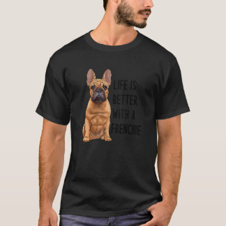 Camiseta Bulldog Francés Con 3 Francés