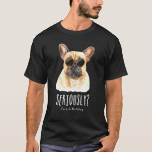 Camiseta Bulldog francés con gafas de sol Perro Frenchie Ma