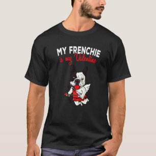 Camiseta Bulldog francés Cupid Dog Día de San Valentín