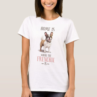 Camiseta Bulldog francés Cute Frenchie Cita graciosa perro 