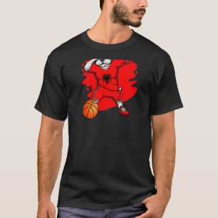 Camiseta Bulldog francés Dabbing Albania Fan Jers