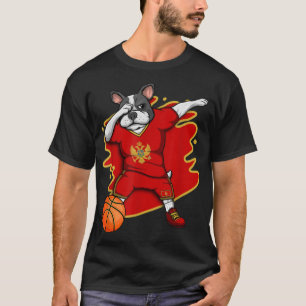 Camiseta Bulldog francés Dabbing Montenegro