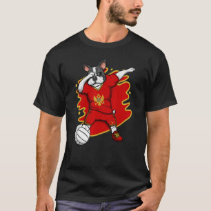 Camiseta Bulldog francés Dabbing Montenegro Ventilador J