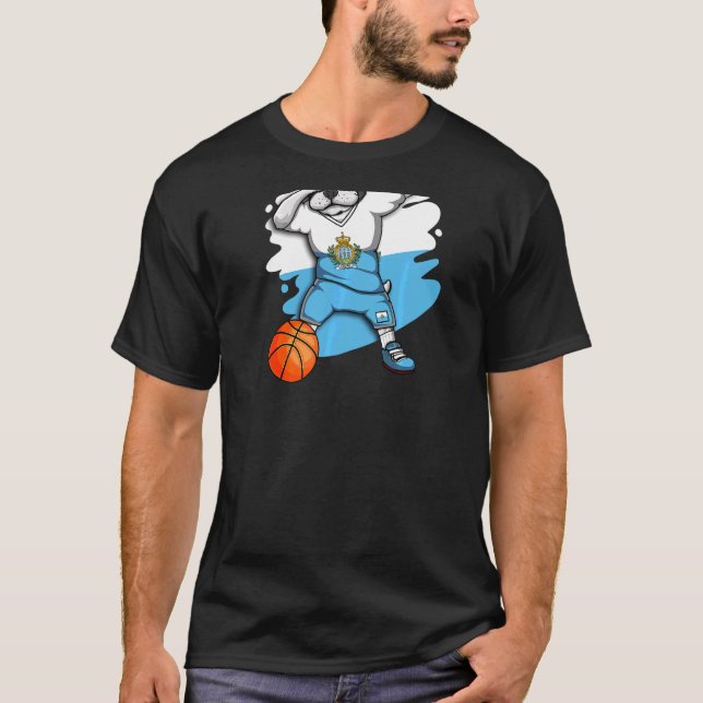 Camiseta Bulldog francés Dabbing San Marino (Anverso)