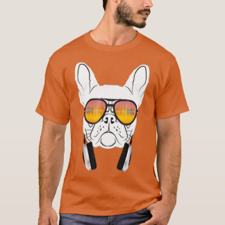 Camiseta Bulldog francés de Guay Music DJ para amantes de l