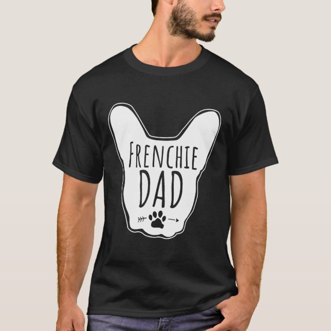 Camiseta Bulldog francés de ropa de papá (Anverso)