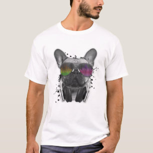 Camiseta Bulldog francés Deejay Guay DJ Dog Lover Frenchie