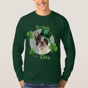 Camiseta Bulldog francés del día de St Patrick