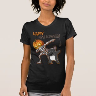Camiseta Bulldog francés del feliz Halloween