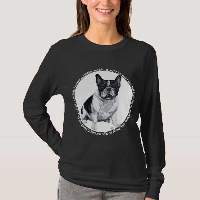 Camiseta Bulldog Francés Deseando (Anverso)