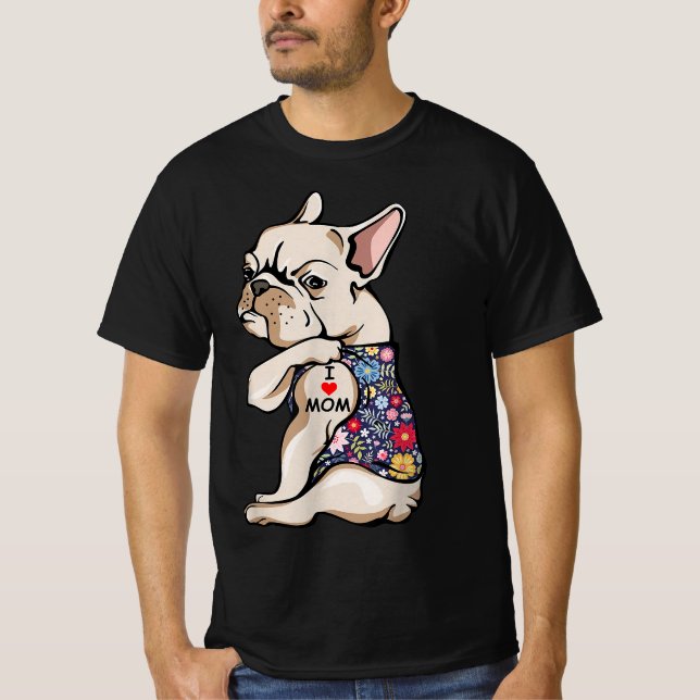 Camiseta  Bulldog francés divertido | Regalo Para Hombres (Anverso)
