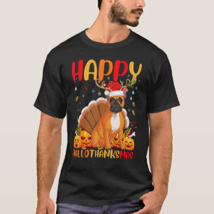 Camiseta Bulldog francés Dog Happy Hellothanksmas