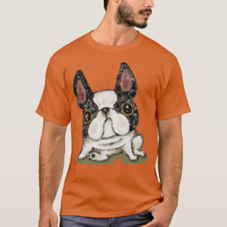 Camiseta Bulldog francés en una pose graciosa