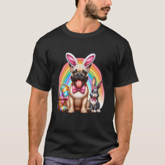Camiseta Bulldog Francés Feliz Pascua Bulldog Francés