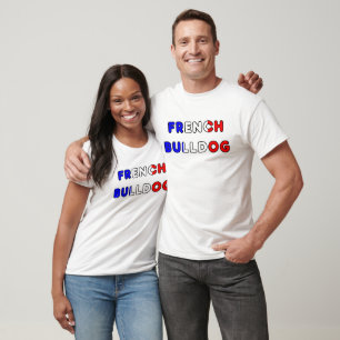 Camiseta bulldog francés flg en nombre
