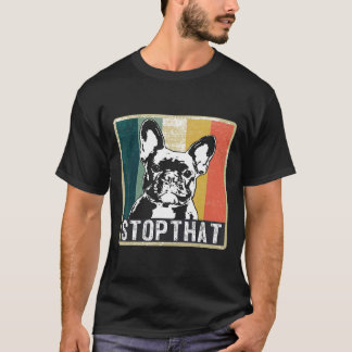 Camiseta Bulldog francés francés de moda masculino
