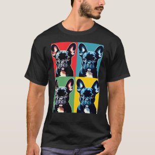 Camiseta Bulldog francés - Französische Bulldogge - Pop Art