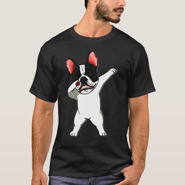 Camiseta Bulldog francés Frenchi Dabbing (Anverso)