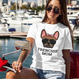 Camiseta Bulldog francés Frenchie Dog Mom
