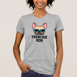 Camiseta Bulldog francés Frenchie Mom Light Fawn