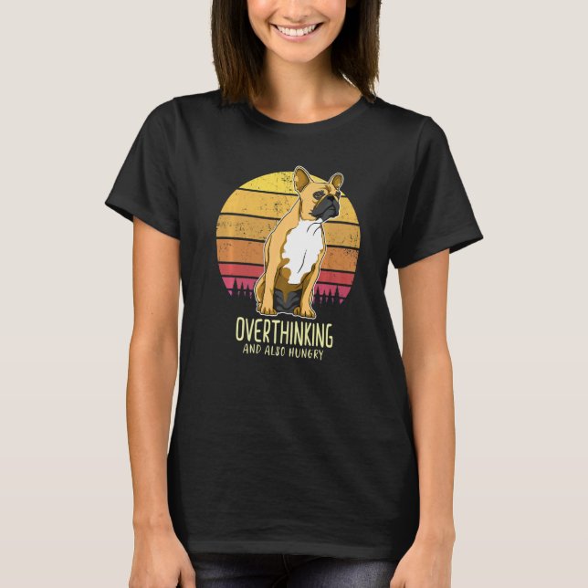 Camiseta Bulldog francés Frenchie Sunset 72 (Anverso)