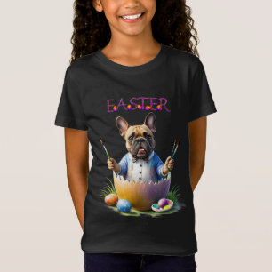 Camiseta Bulldog Francés Huevo Pascua Bulldog Francés