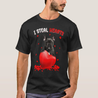 Camiseta Bulldog francés I Roba corazones adorables Perro H