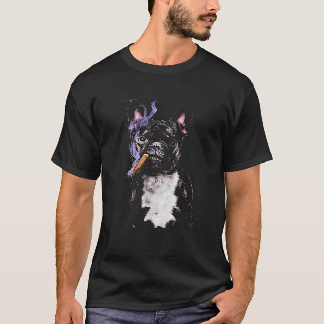 Camiseta bulldog francés lindo (Anverso)