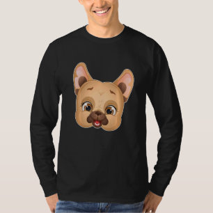 Camiseta Bulldog francés lindo cachorro de bebé perro