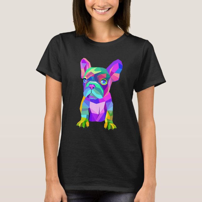 Camiseta Bulldog francés lindo, diseño de raza de perro de  (Anverso)