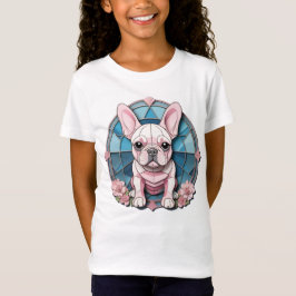 Camiseta Bulldog francés lindo Pastel Stainass