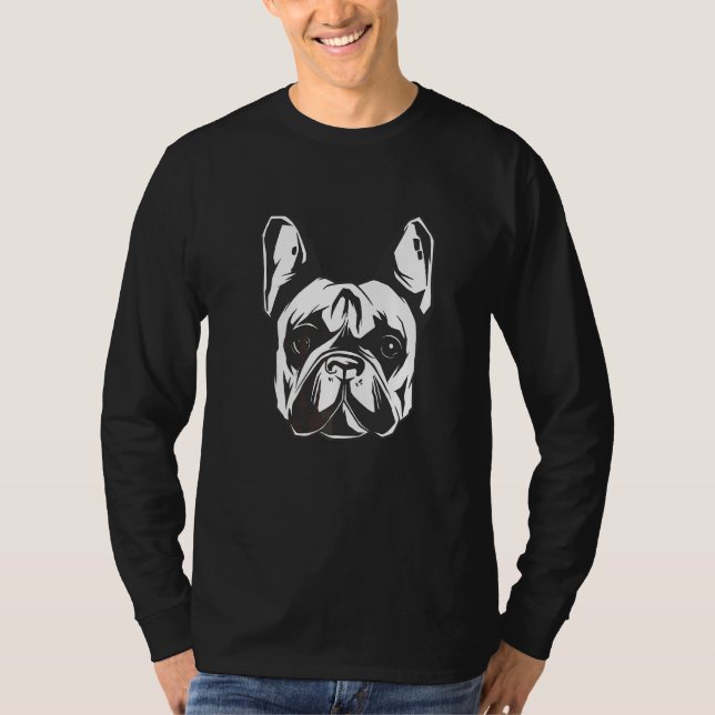 Camiseta Bulldog francés lindo Perro Perro francés Perro Pe (Anverso)