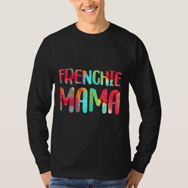 Camiseta Bulldog francés Mama Gif (Anverso)